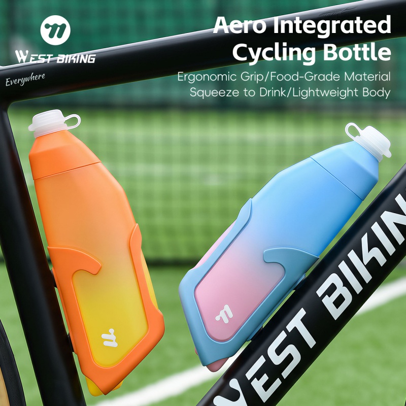 Mountain Biking Trails - WEST BIKING Fahrrad 680ML Aerodynamische Wasserflasche