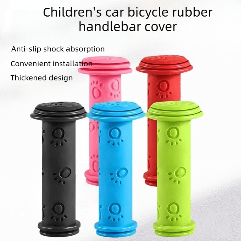 Mountain Biking Blue Mountains - 1 Paar Kinder-Fahrradgriffe aus Gummi, bunt,