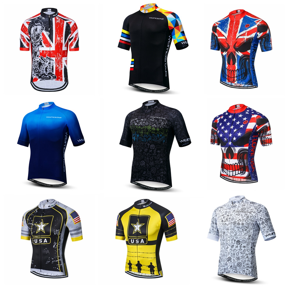Mountain Biking Blue Mountains - Radfahren jersey männer Bike trikots kurzarm