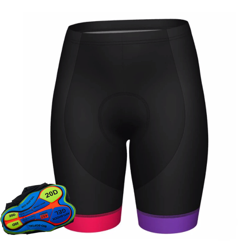 Mountain Biking Shorts Women - 20D Gel Pad Fahrradstrumpfhose MTB Ropa
