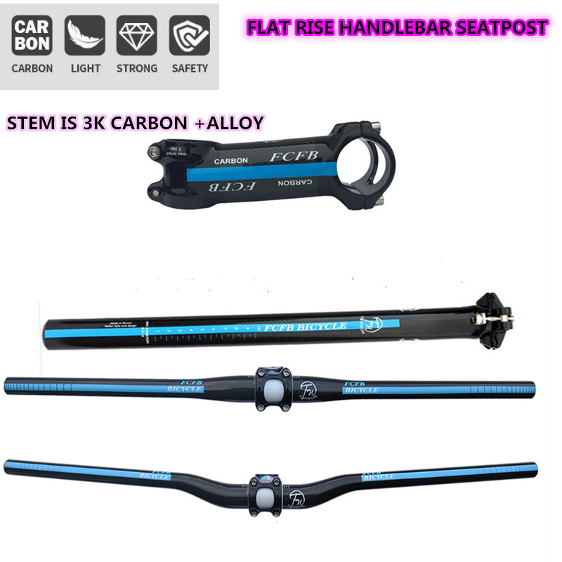 Mountain Biking Blue Mountains - Carbon lenker radfahren blau lenker set