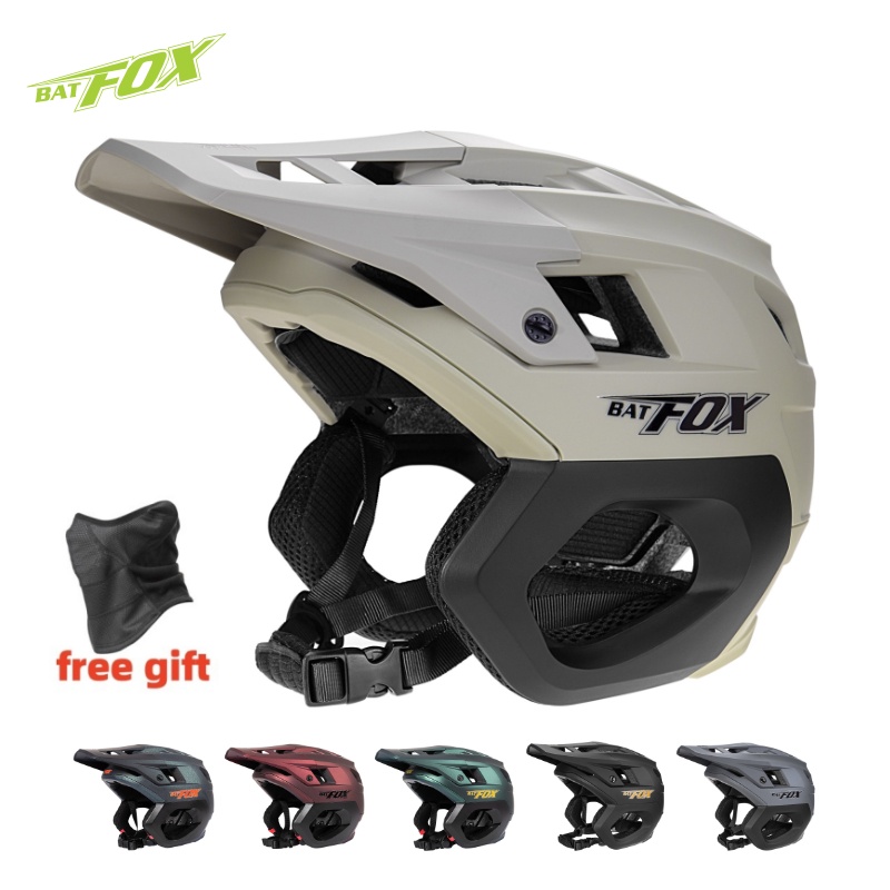 Mountain Biking Races - BATFOX 3/4 Fahrradhelm MTB Halbgesichtshelm Mountainbike
