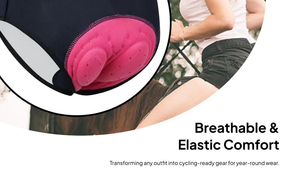Mountain Biking Shorts Women - Damen-Radunterwäsche Gepolsterte Schnelltrocknende Fahrradshorts Aktivbekleidung Slips