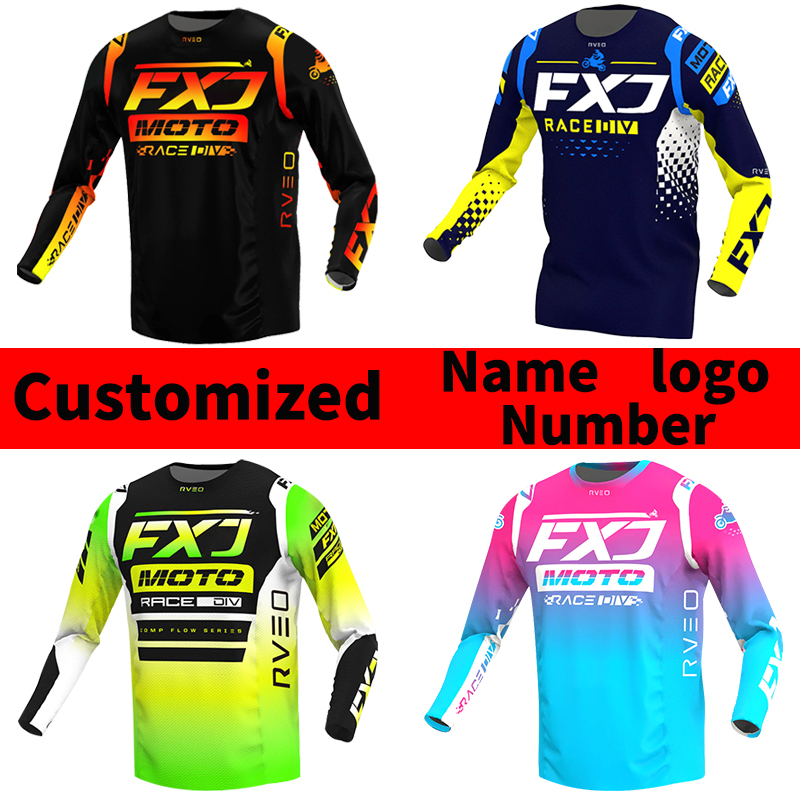 Mountain Biking Trails - FXJ Motocross-Trikot Off-Road-MX-Trikots Dirt Bike Youth