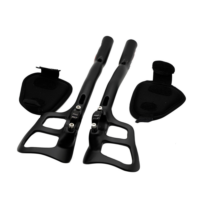 Mountain Biking Track - Vollcarbon-Rennrad-MTB-TT-Lenker, Aero-Drop-Bar für Fixed-Gear-Bahnrad, Matt-Finish Fahrradlenker
