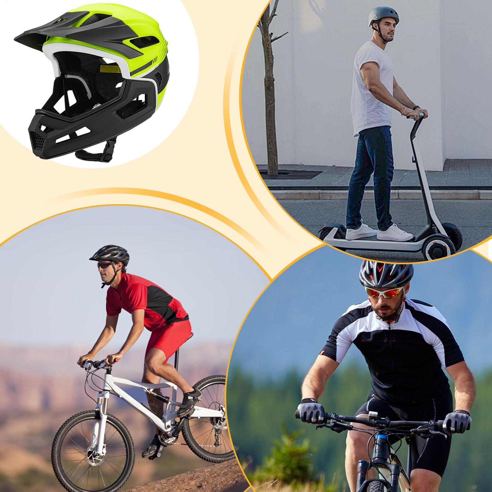 Mountain Biking Full Face Helmet - Fahrradhelm Full Face Radfahren Kopfschutz Radfahren