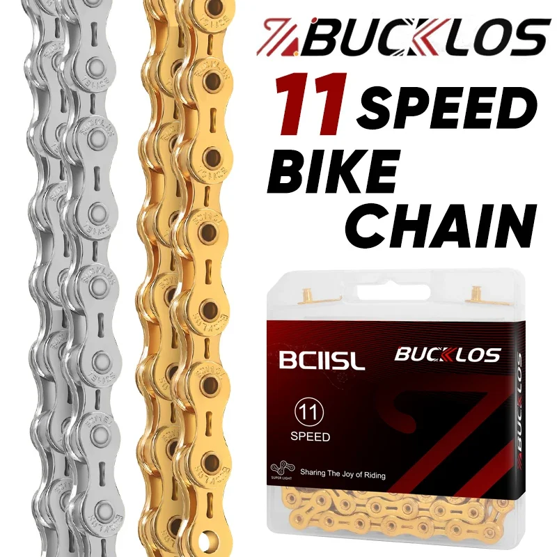 Mountain Biking Bc - Bucklos 11-Gang MTB Kette Glieder solide/hohle
