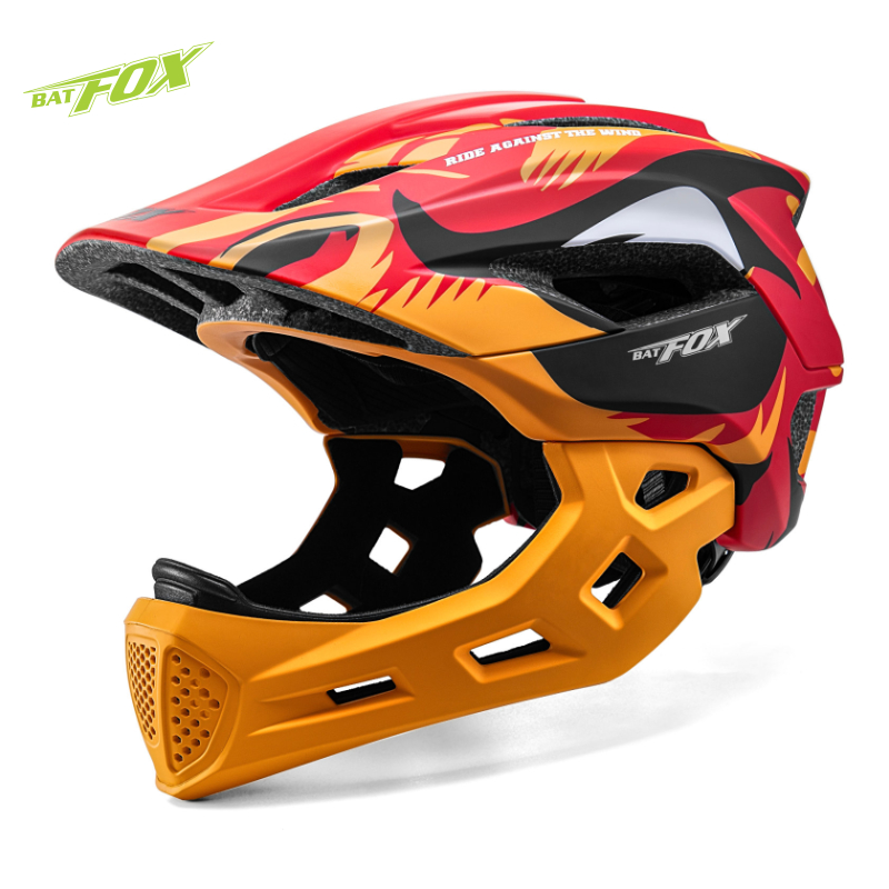 BATFOX Kinder Integral-Fahrrad – Mountain Biking Full Face Helmet Bewertung und Preis