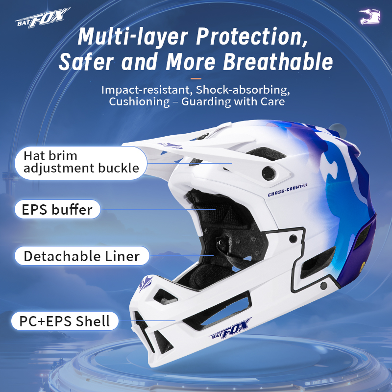 BATFOX Mountainbike Vollvisier – Mountain Biking Full Face Helmet Bewertung und Preis