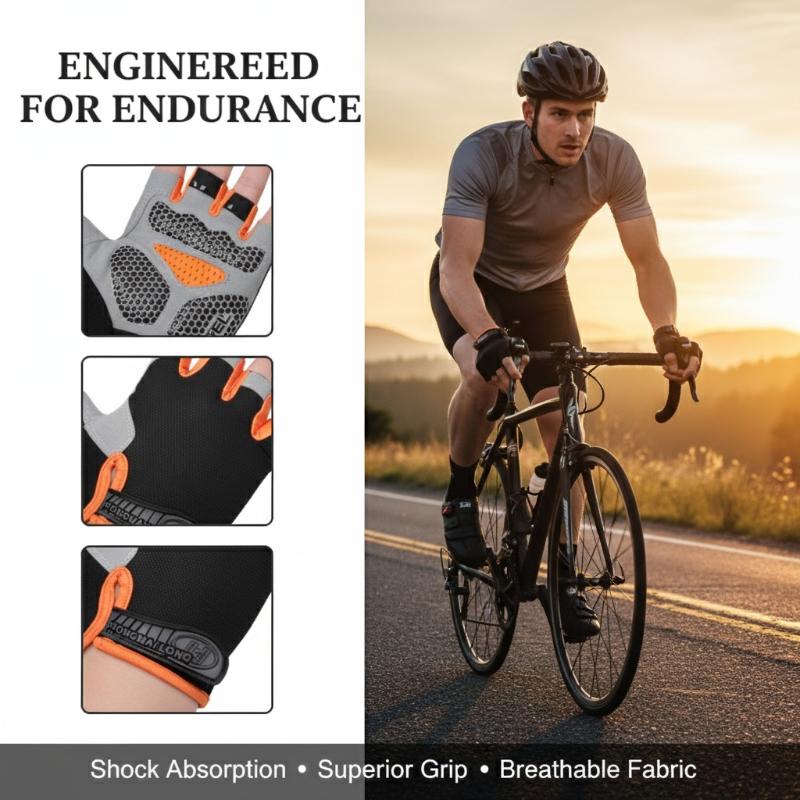 Fingerlose Fahrradhandschuhe,  – Mountain Biking Gloves Bewertung und Preis