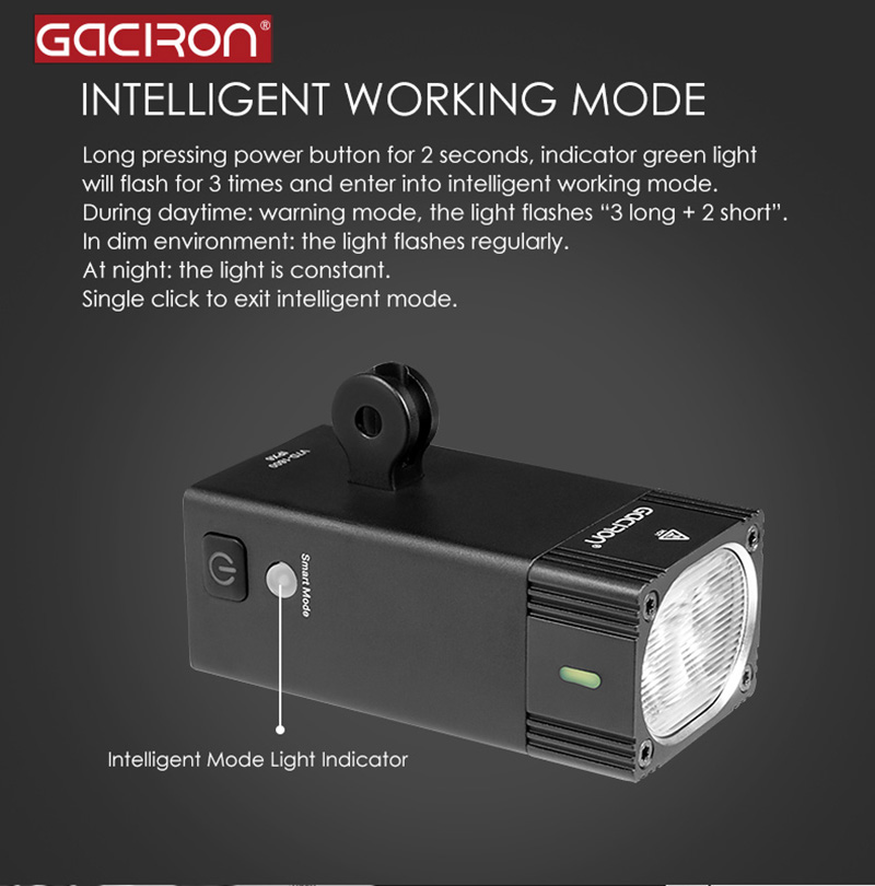 Gaciron Intelligentes 500-Lume – Mountain Biking Races Bewertung und Preis