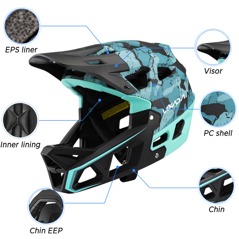 Vollgesichts-Mountainbike-Helm – Mountain Biking Full Face Helmet Bewertung und Preis