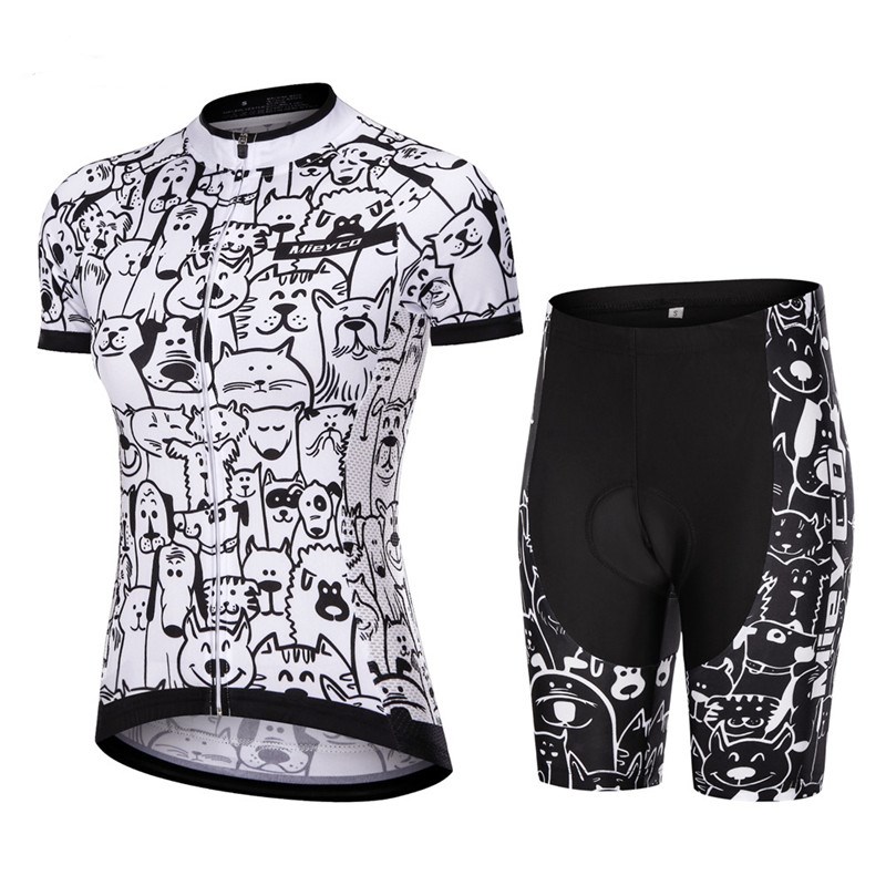 Damen-Radtrikot-Anzug, kurzärm – Mountain Biking Shorts Women Bewertung und Preis