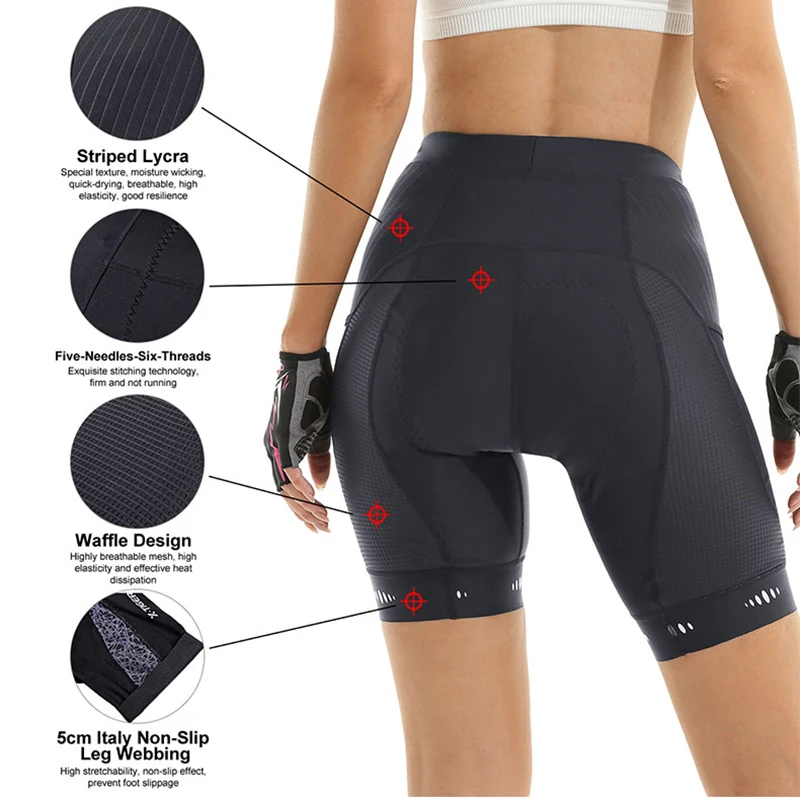 X-TIGER Frauen Radhose Rennrad – Mountain Biking Shorts Women Bewertung und Preis