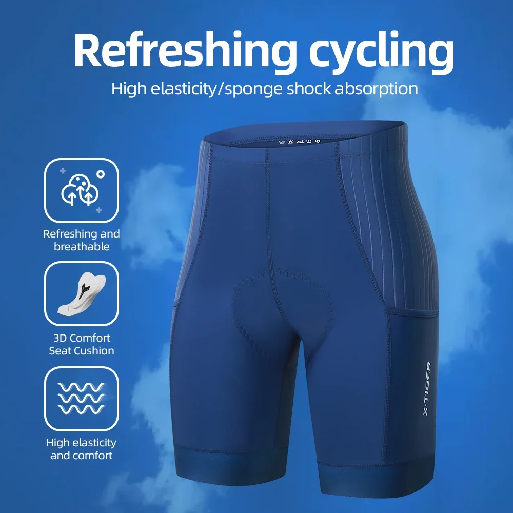 X-TIGER Damen Radhose Trägerho – Mountain Biking Shorts Women Bewertung und Preis