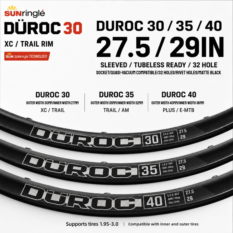 Sunringle DUROC 30 35 40 MTB F – Mountain Biking Trails Bewertung und Preis
