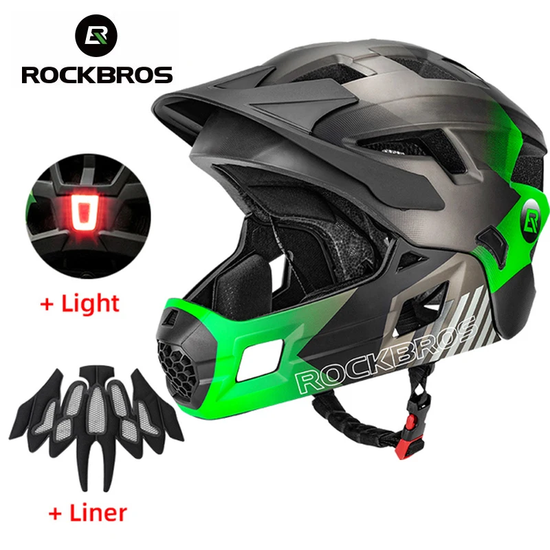 ROCKBROS Kinder Abnehmbarer Vo – Mountain Biking Full Face Helmet Bewertung und Preis