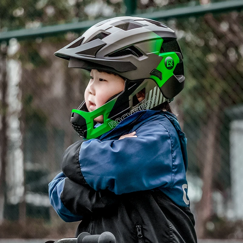 ROCKBROS Kinder Abnehmbarer Vo – Mountain Biking Full Face Helmet Bewertung und Preis