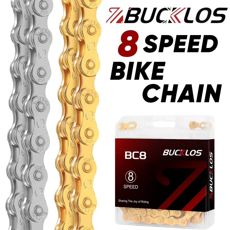 BUCKLOS 8-Gang-Fahrradkette 11 – Mountain Biking Bc Bewertung und Preis