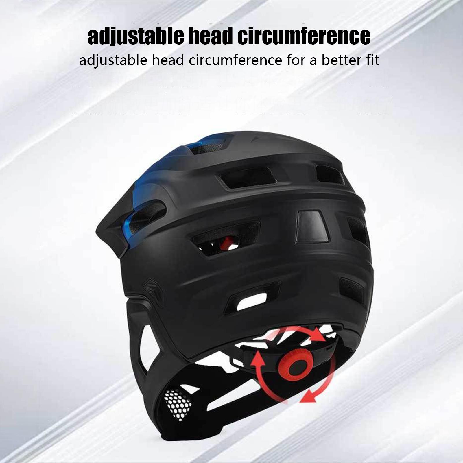 Abnehmbarer Vollvisier-Fahrrad – Mountain Biking Full Face Helmet Bewertung und Preis