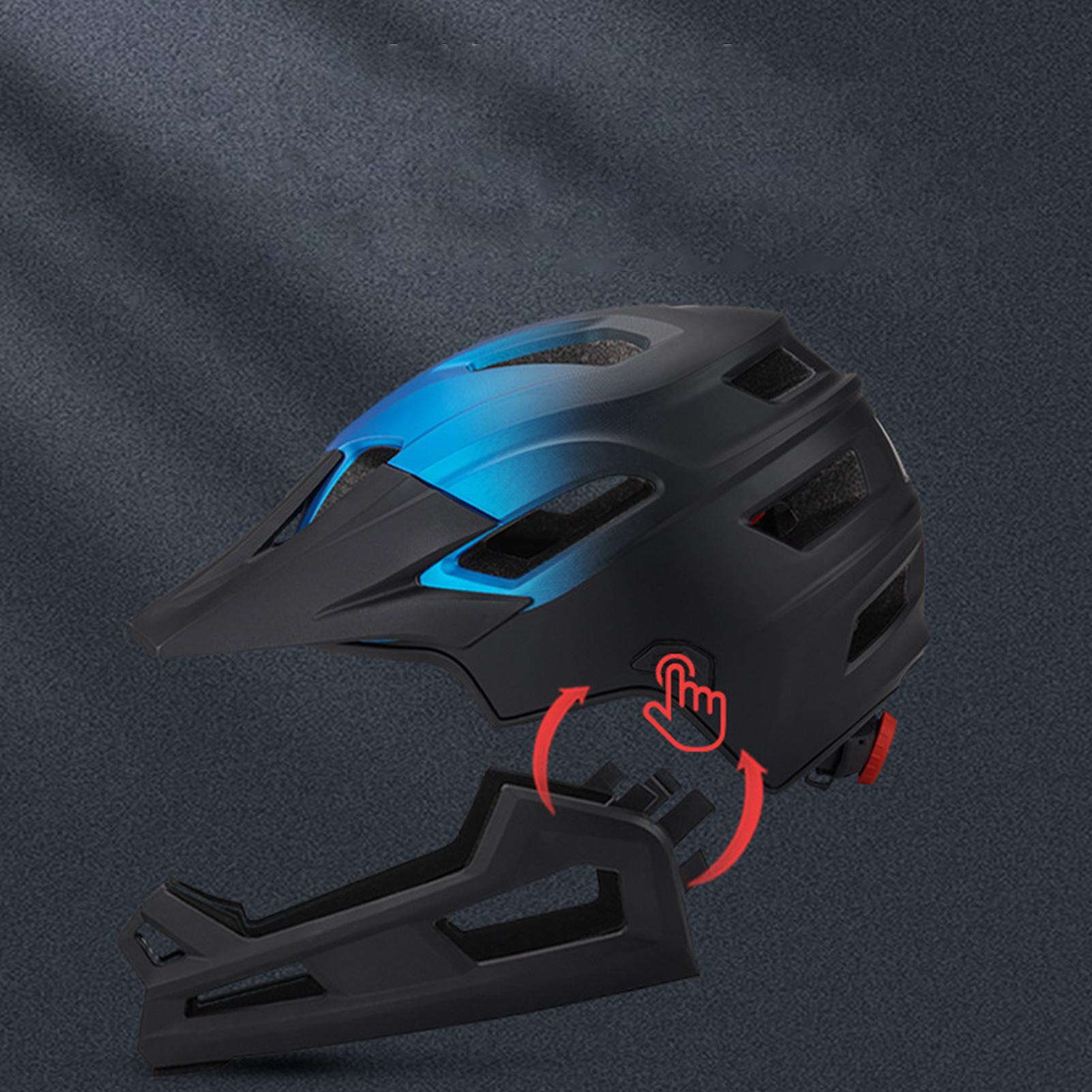 Abnehmbarer Vollvisier-Fahrrad – Mountain Biking Full Face Helmet Bewertung und Preis