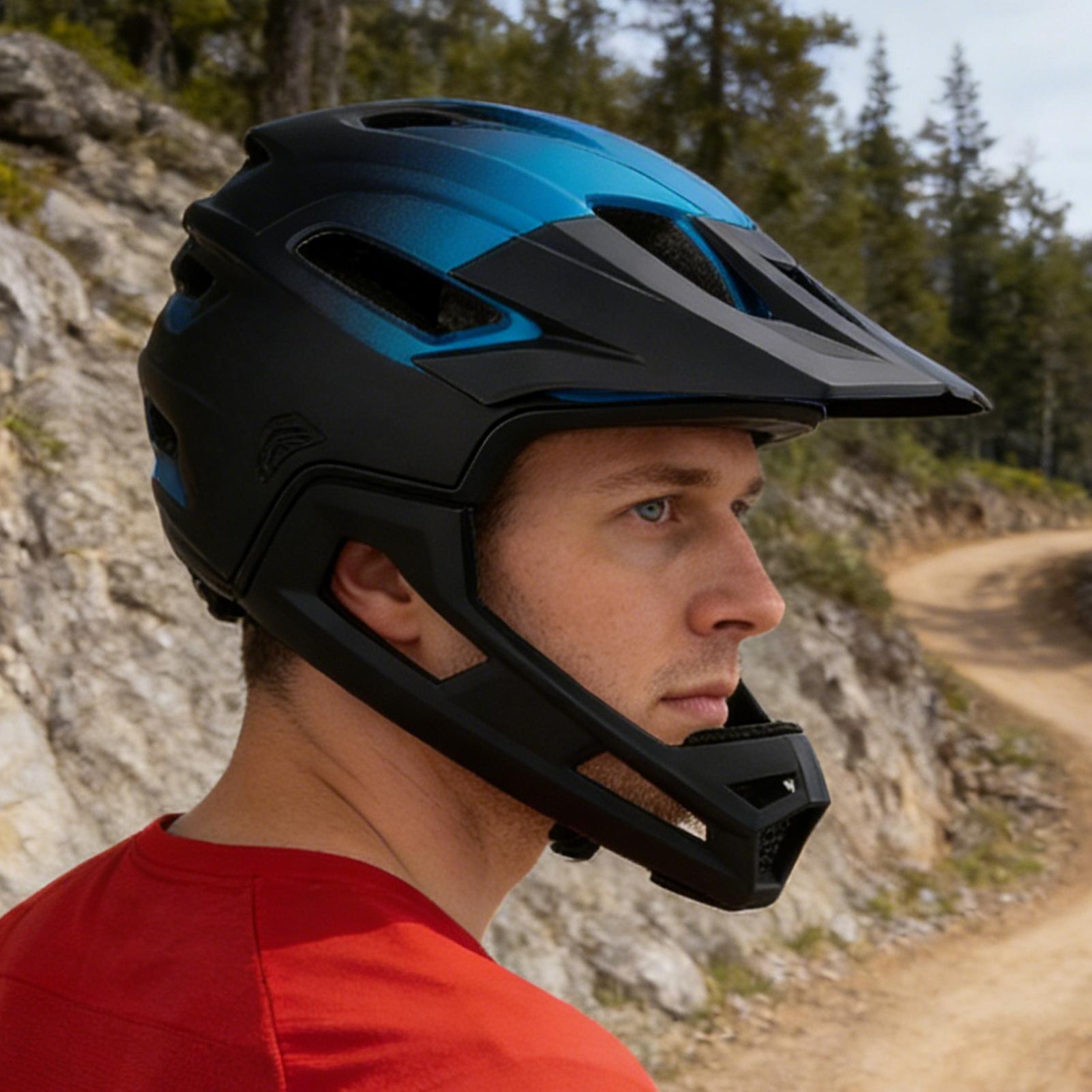 Abnehmbarer Vollvisier-Fahrrad – Mountain Biking Full Face Helmet Bewertung und Preis