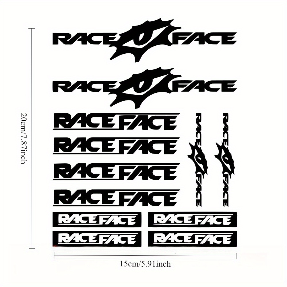 Race Face Fahrrad-Aufkleber-Se – Mountain Biking Races Bewertung und Preis
