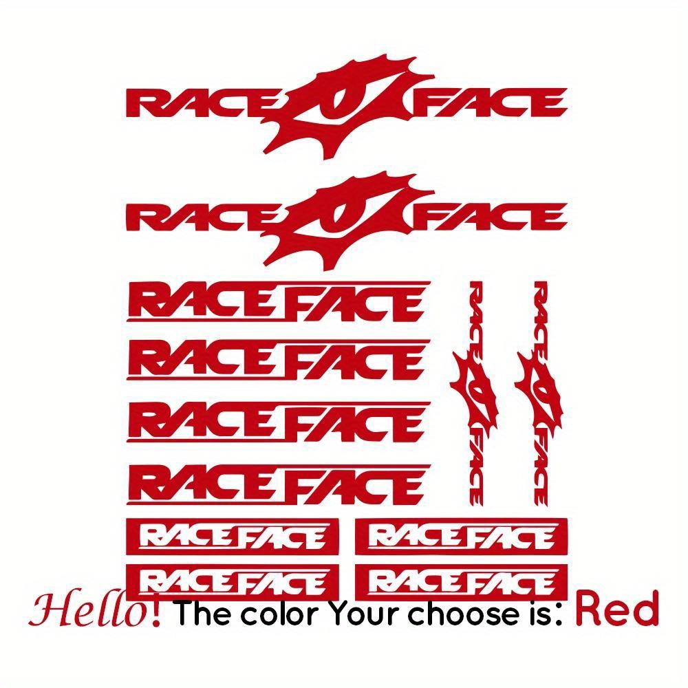 Race Face Fahrrad-Aufkleber-Se – Mountain Biking Races Bewertung und Preis